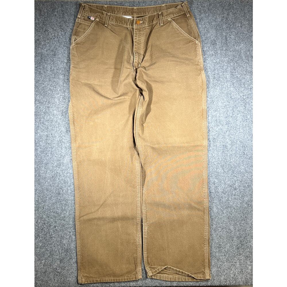 Vintage 90s Carhartt Brown Carpenter Workwear Pants 40x36